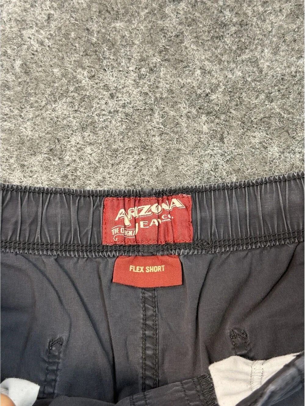 Arizona Jean Co Flex Shorts Men’s Small Gray Stretch Drawstring Casual